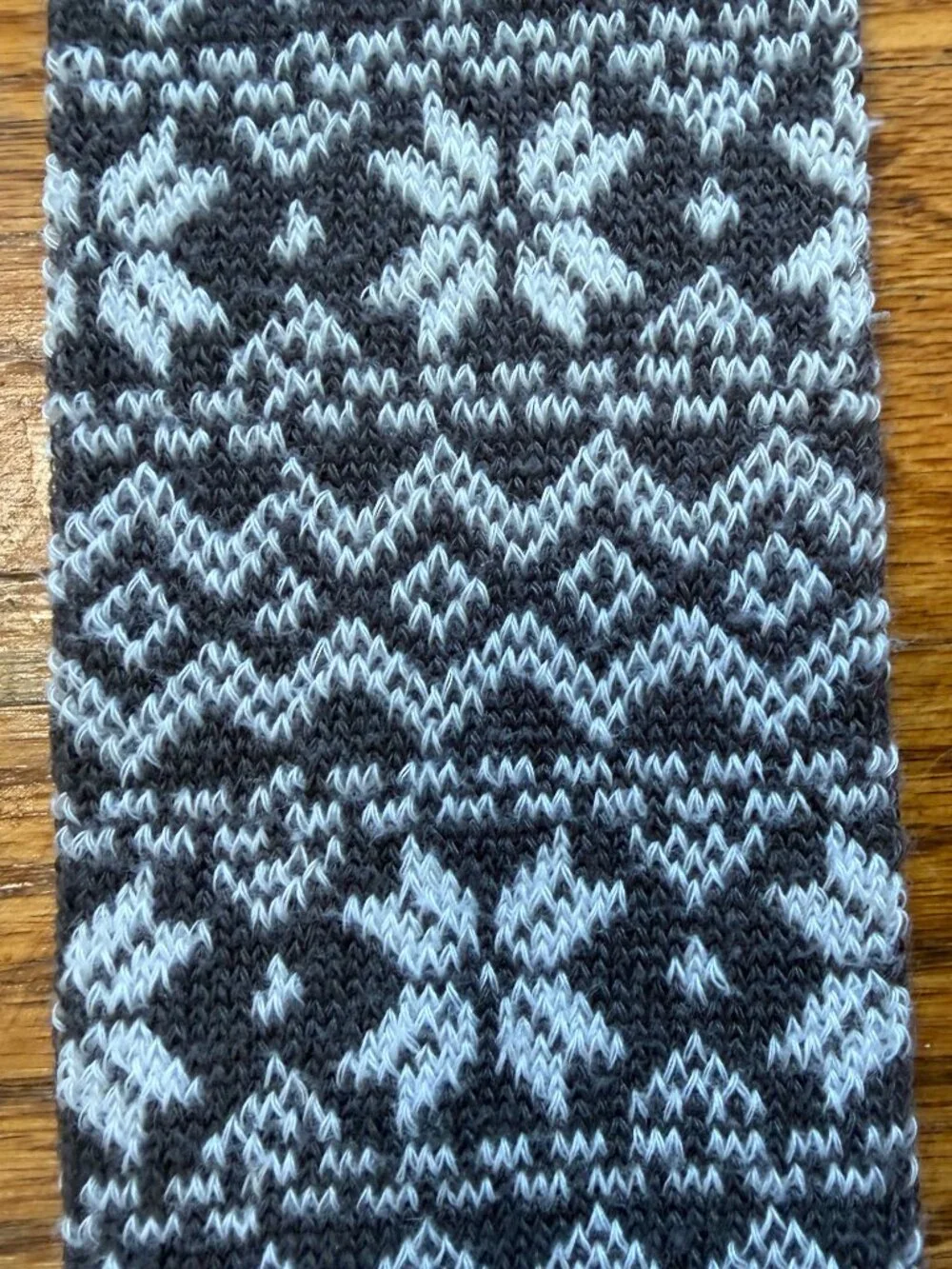 Women's Grey ands White Knit Sweater Tights Size M/L